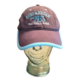 Shenandoah National Park Baseball Hat Cap Gray Lt Blue